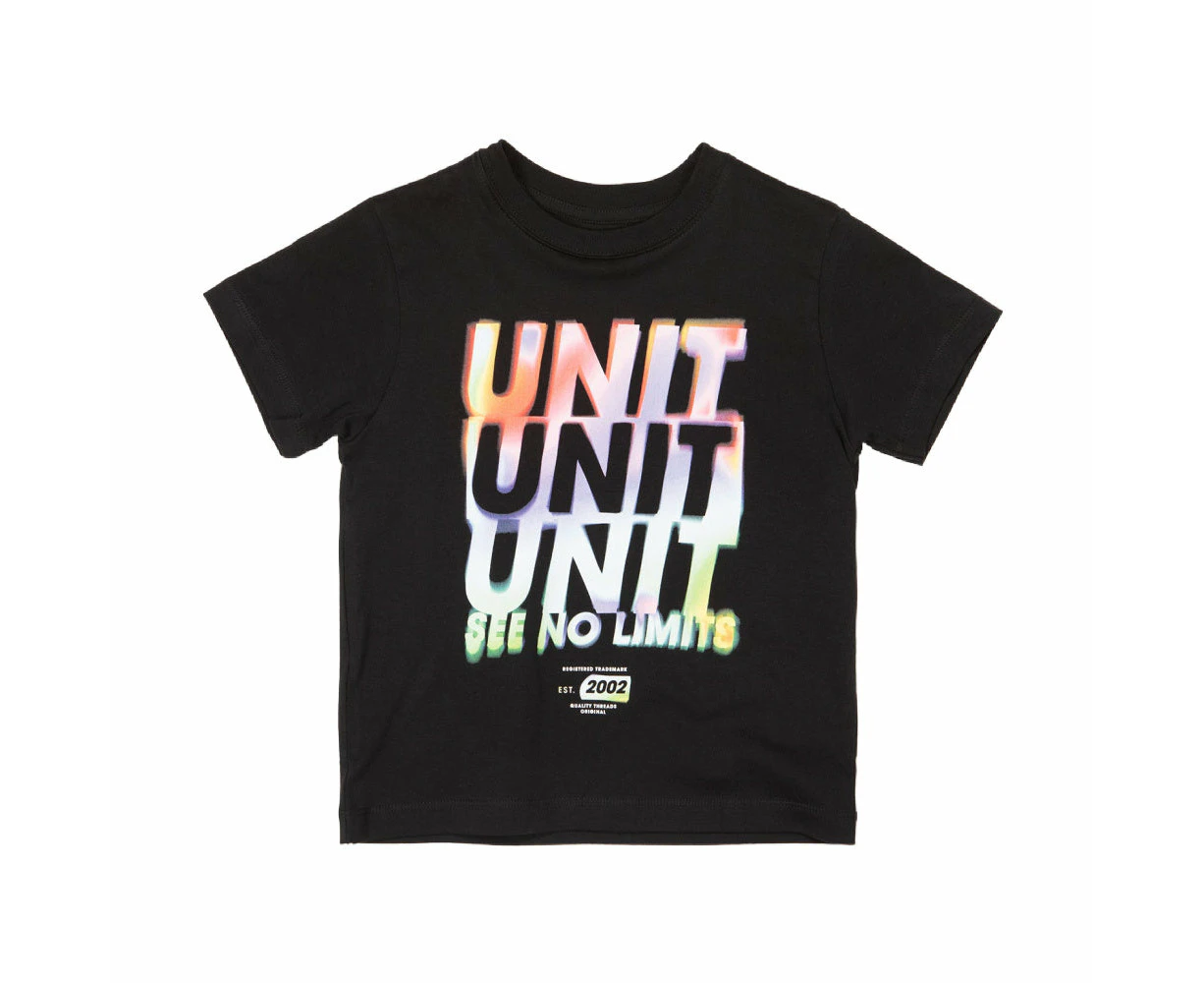 Unit | Kids Vivid Tee (Black)