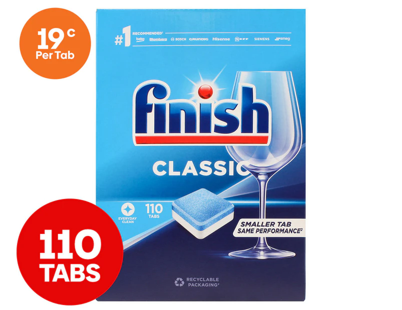 110 Pack Finish Dishwashing Tablets