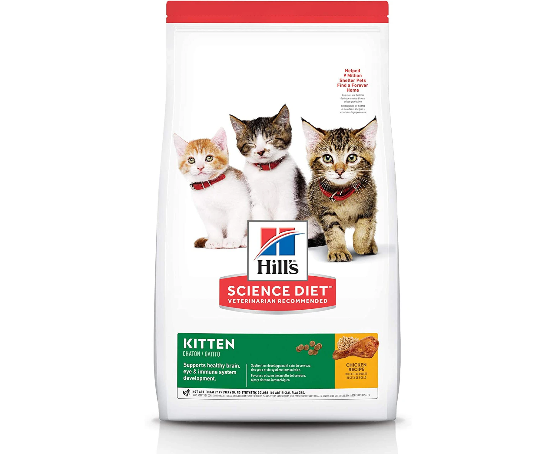 Hill's Science Diet Kitten, Chicken Recipe, Dry Cat Food, 4kg Bag