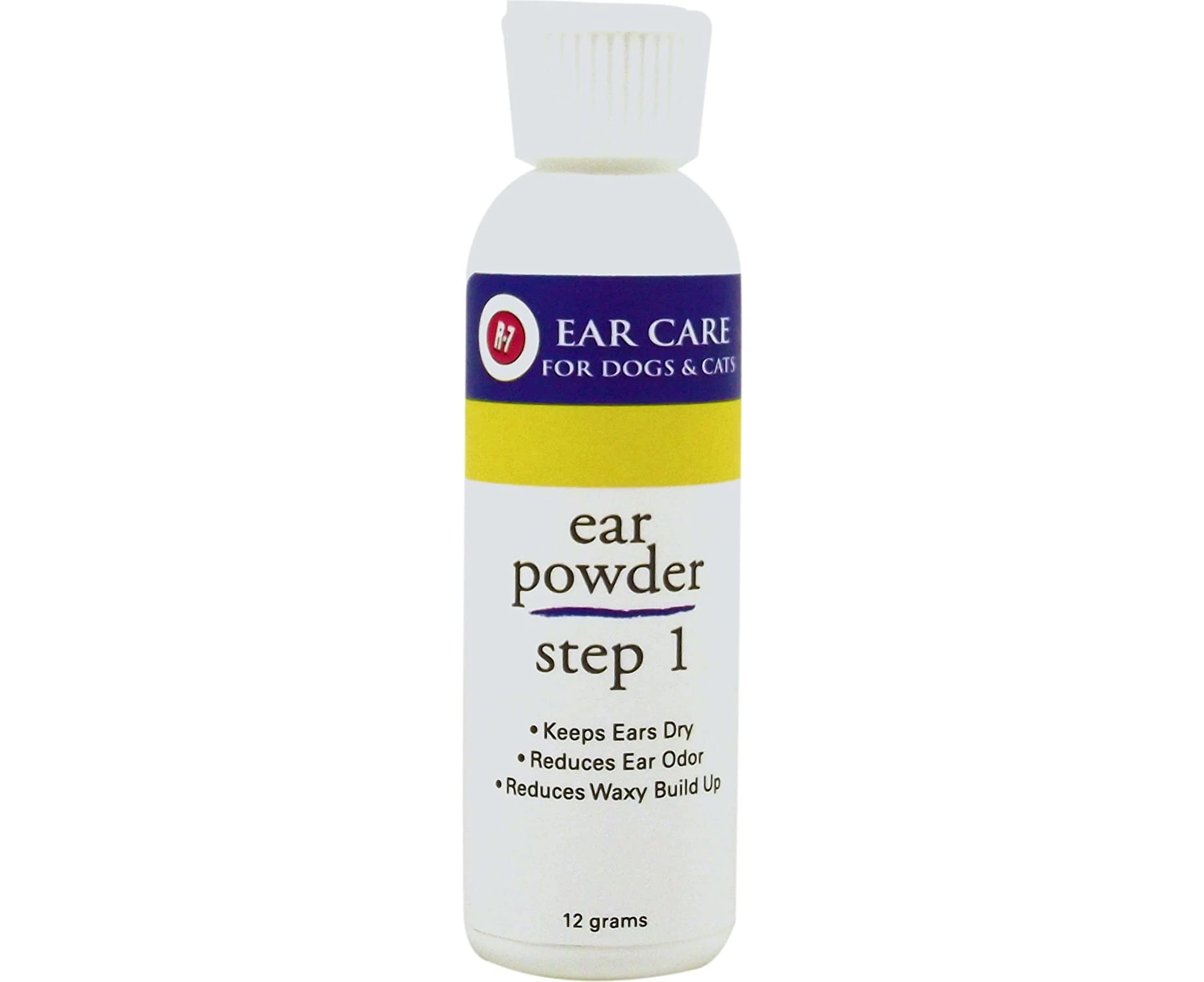 Miracle Care Ear Powder Step 1, 12 Grams, Dog Ear Infection Treatment, Cat & Dog Ear Cleaner Powder for Dirt Removal