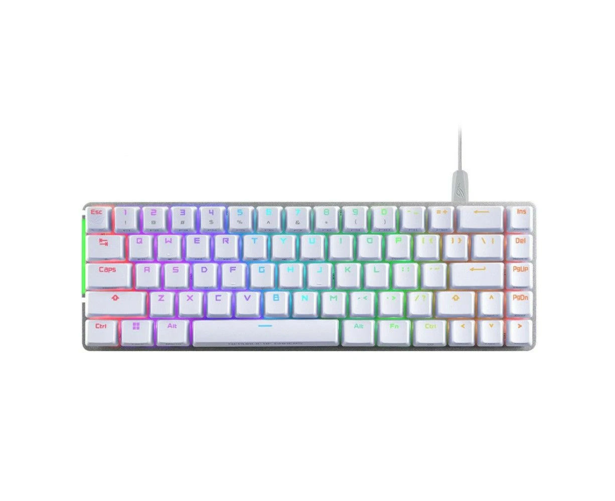 ASUS ROG - Falchion Ace Mechanical Gaming Keyboard - Moonlight White