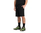 Mens Champion Legacy Tech Black Shorts Cotton/Polyester