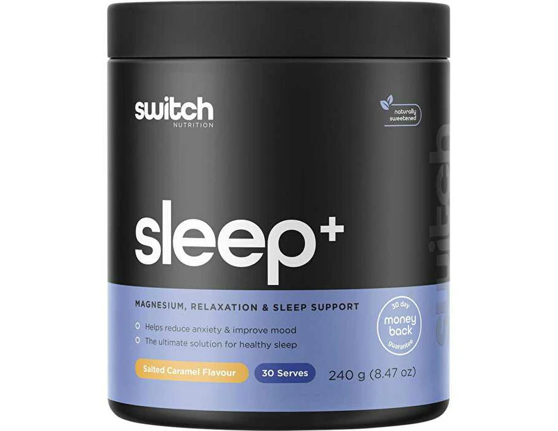 Switch Nutrition Sleep+ Magnesium Salted Caramel 240g