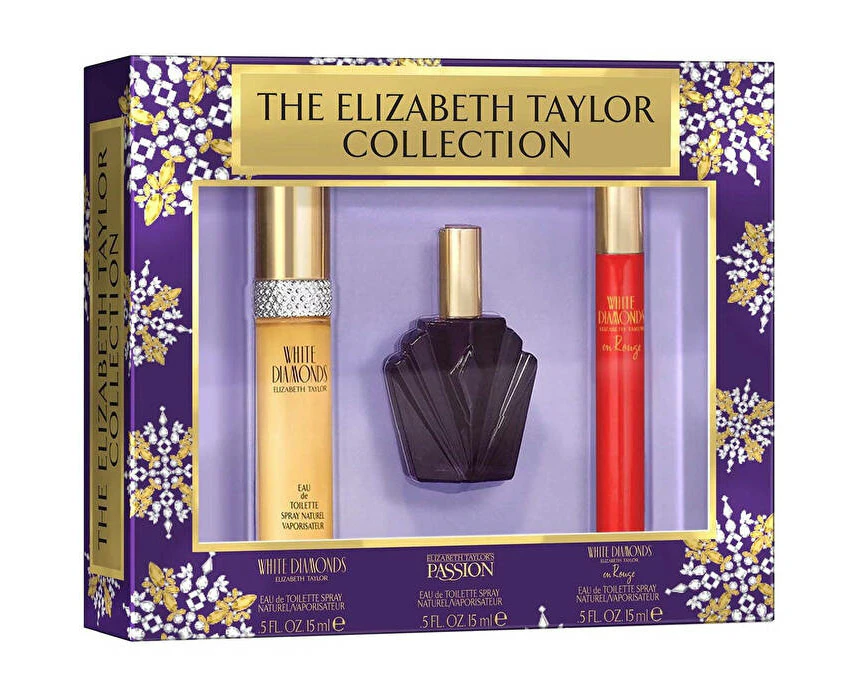 Elizabeth Taylor Mini Set (all Spray) - White Diamonds & Passion & White Diamonds En Rouge 10ml