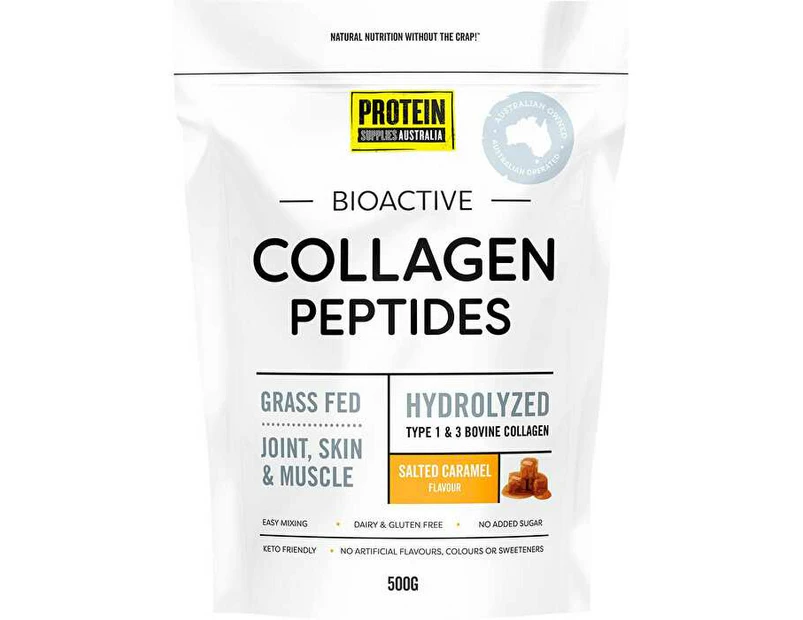 Protein Supplies Australia Collagen Salted Caramel 500g