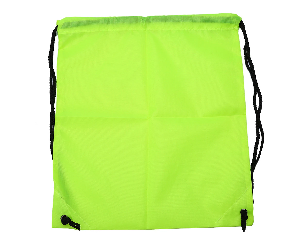 5 Colors Drawstring Backpack Waterproof Folding Bag Home Travel Sport Storage (Green)