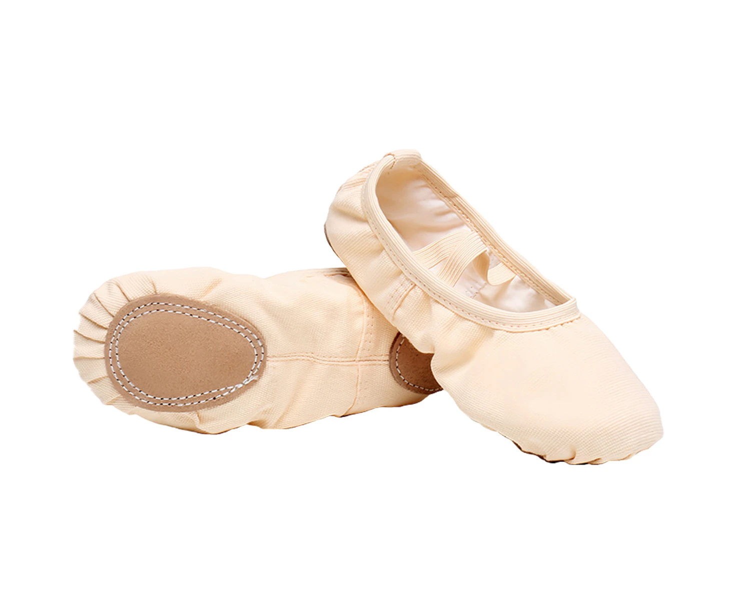 Ballet Shoes For Girls/Toddlers/Kids/Women, Leather Yoga Shoes/Ballet Slippers For Dancing,Carnification,Size 30