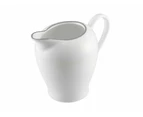 Maxwell & Williams 360mL White Platinum Creamer - White/Platinum