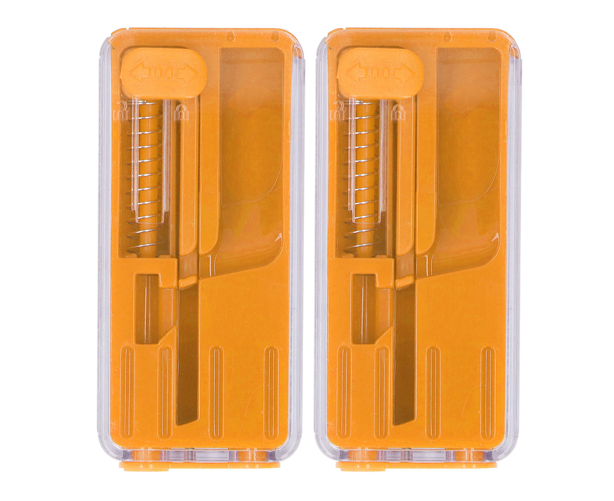 2PCS Cigarette Explosion Beads Pushers Peppermint Cigarette Bursting Beads Pusher Box DIY Smoking Tools Orange