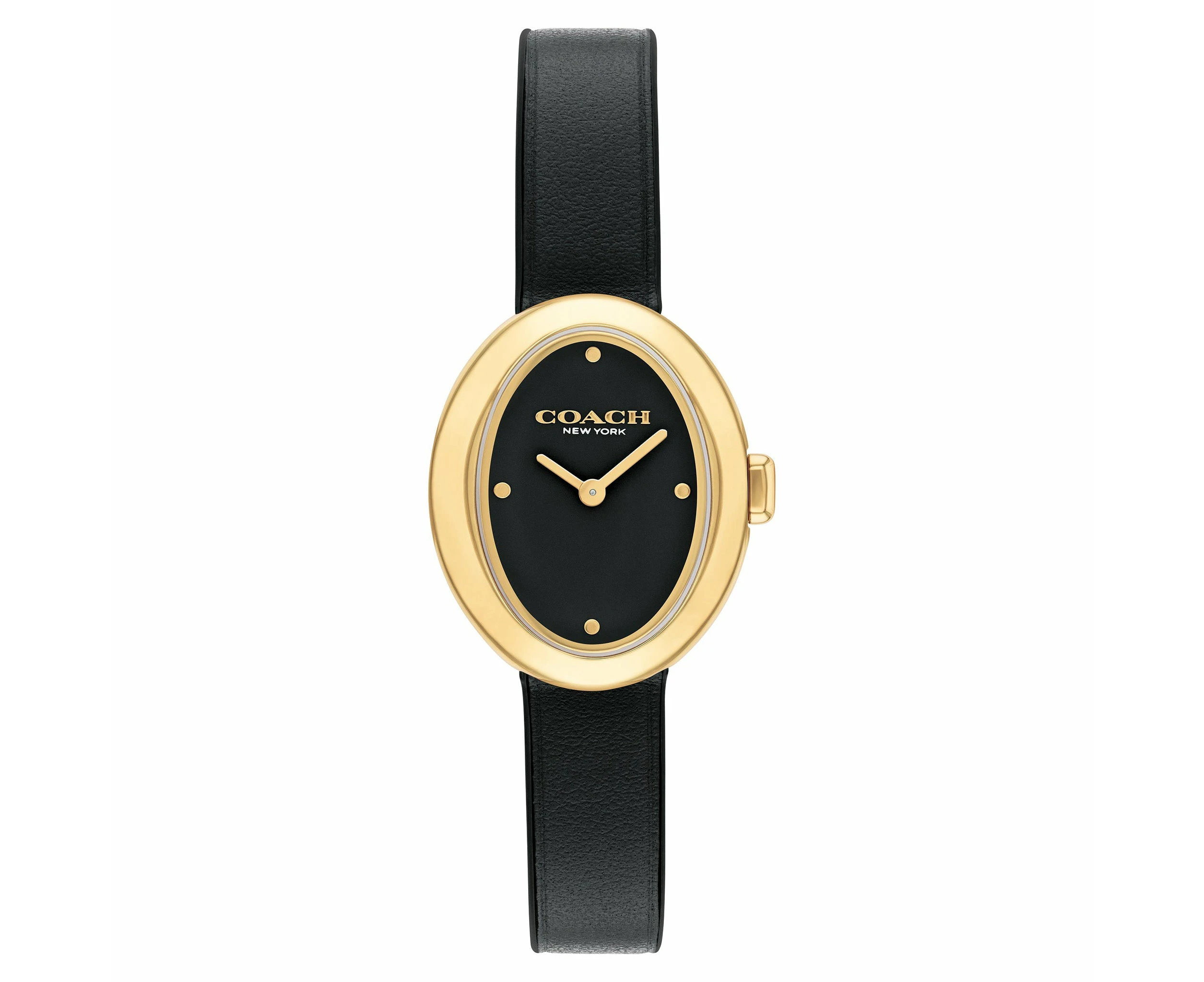 Coach Black Calfskin Women's Watch - 14504421