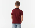 Tommy Hilfiger Boys' Tino Fashion Short Sleeve Tee / T-Shirt / Tshirt - Rouge