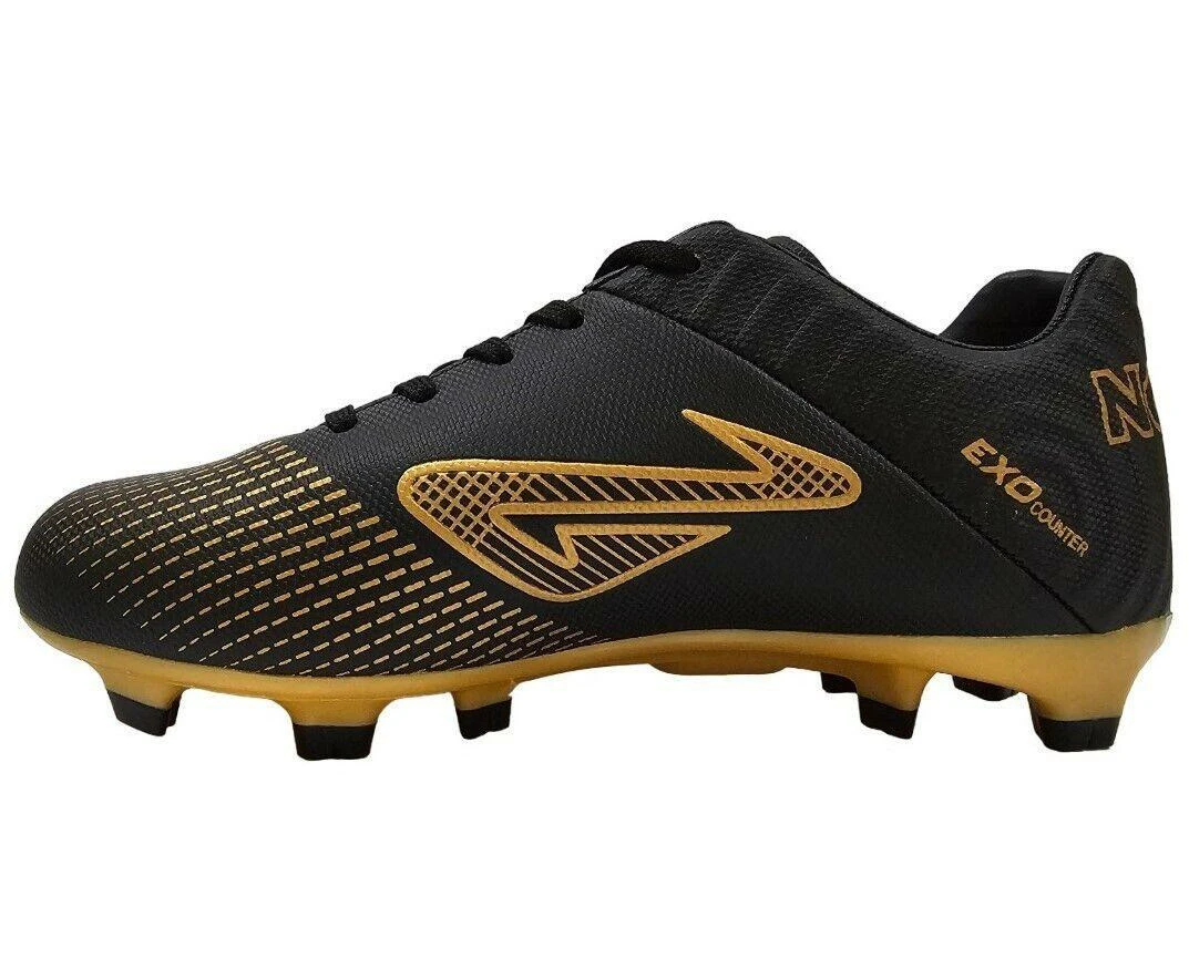 NOMIS Immortal 2.0 FG Football Boots - Black/Gold - Shoe - Adult