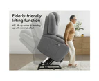 ALFORDSON Recliner Chair Electric Lift Heated Massage Armchair Lounge Sofa