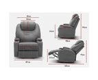 ALFORDSON Recliner Chair Electric Lift Heated Massage Armchair Lounge Sofa