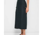 Target European Linen Cargo Maxi Skirt