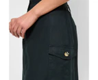 Target European Linen Cargo Maxi Skirt