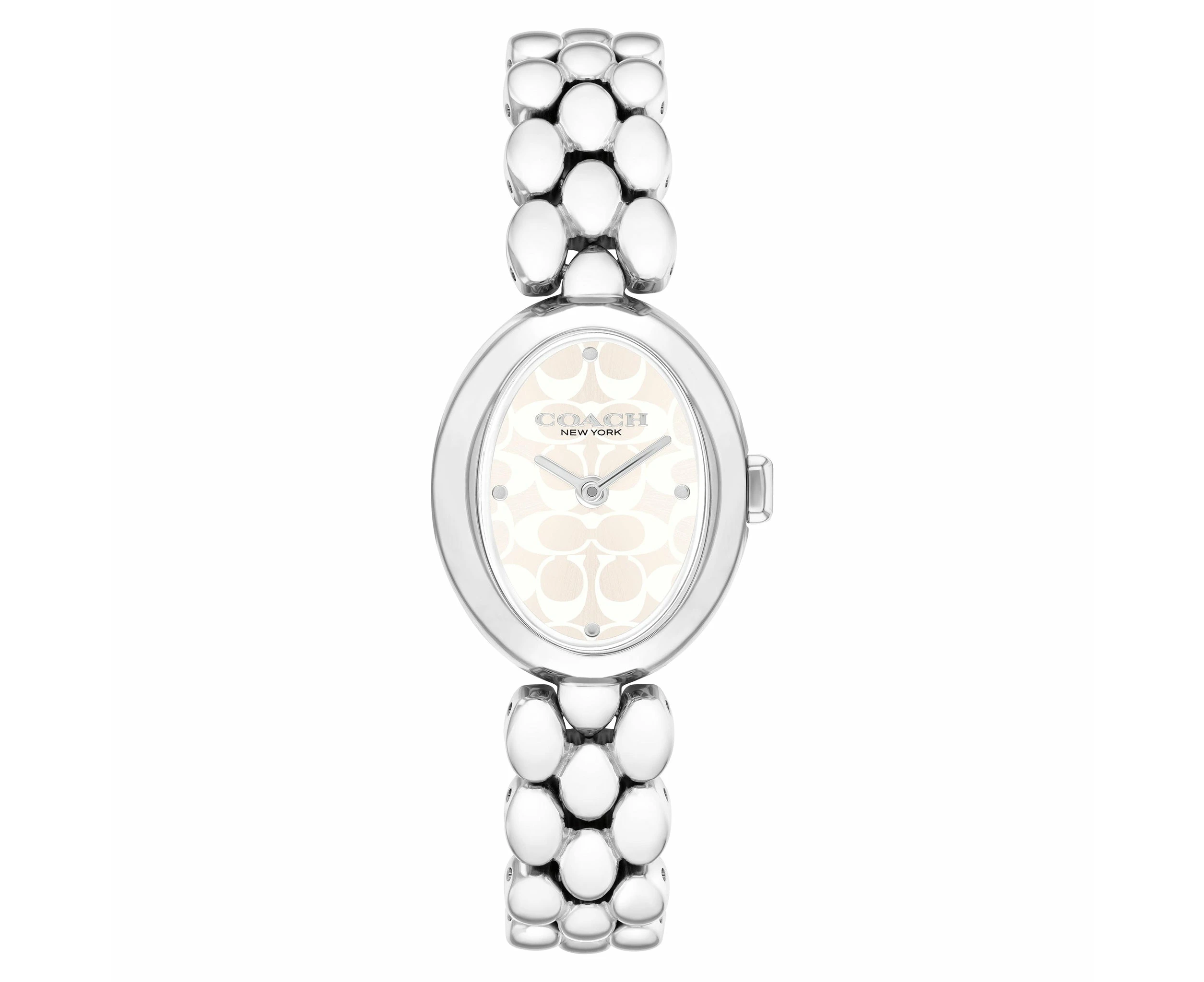 Coach Stainless Steel Silver White Dial Women's Watch - 14504416