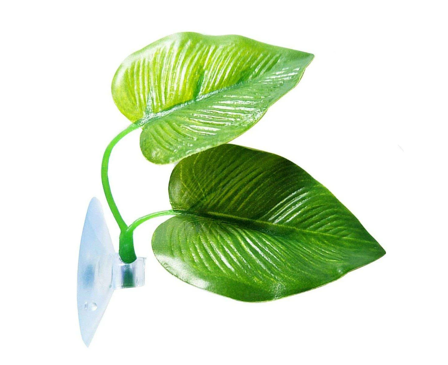 4pcs Aquarium Decoration Artificial Betta Fish Leaves Resting and Spawning Set