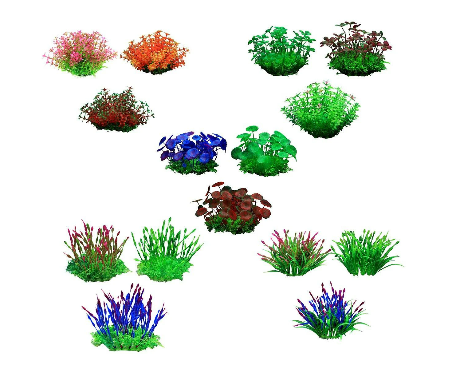 Artificial Water Grass Fish Tank Decoration Aquarium Landscape Simulation Plants