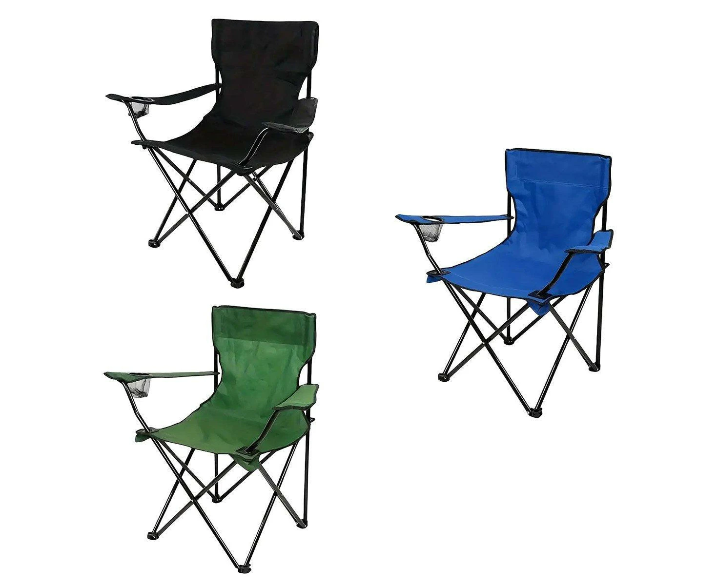 Armrest Camping Fishing Folding Chair Outdoor Portable Picnic Leisure Seat