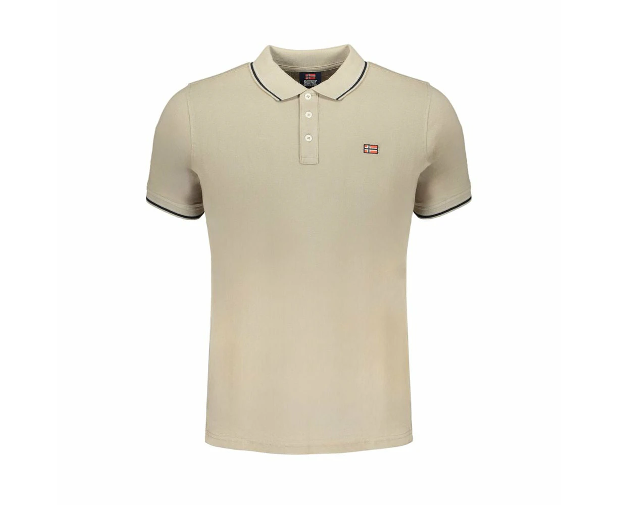 Norway 1963 Beige Cotton Polo Shirt