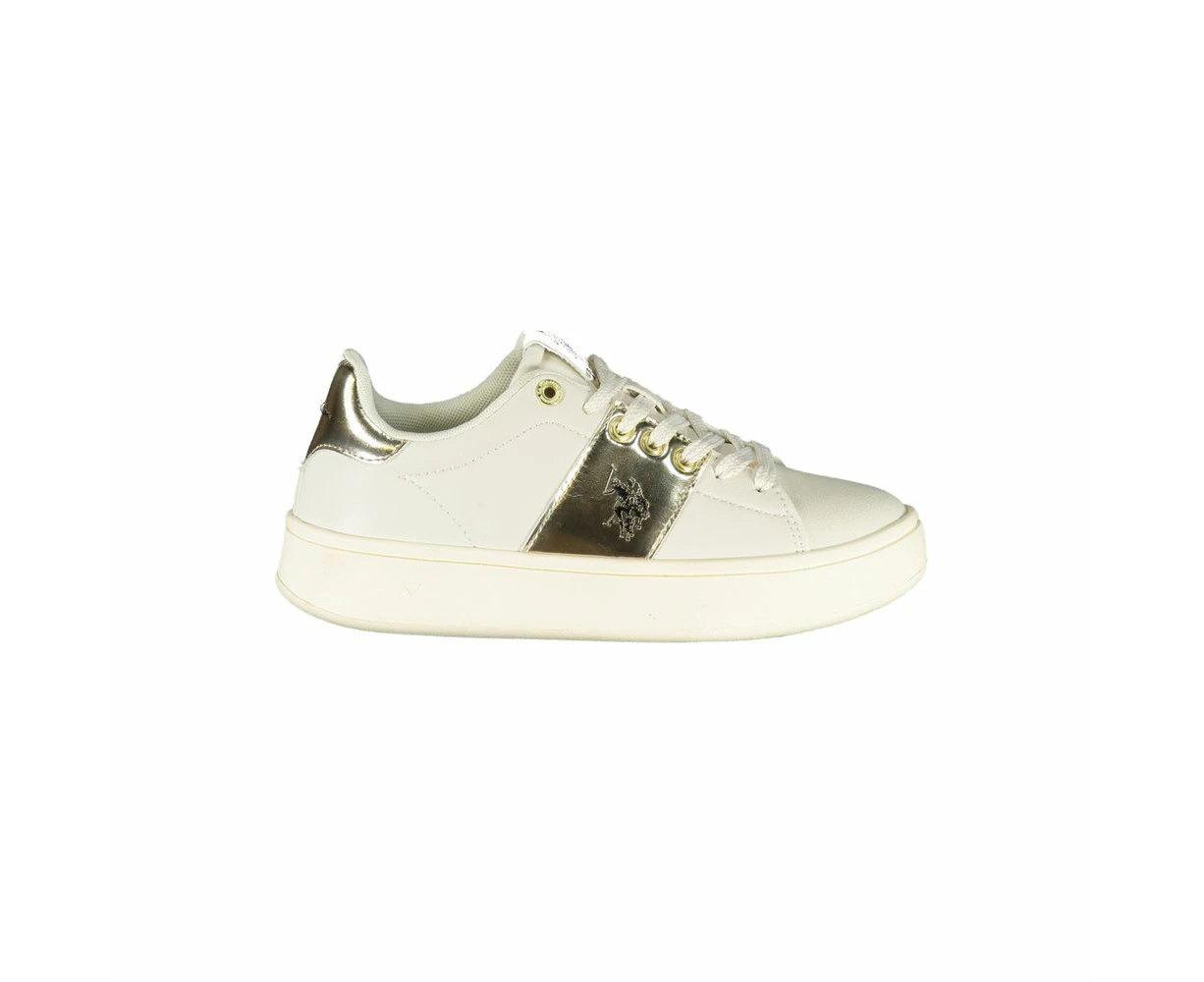 U.s. Polo Assn. Beige Polyethylene Women Sneaker