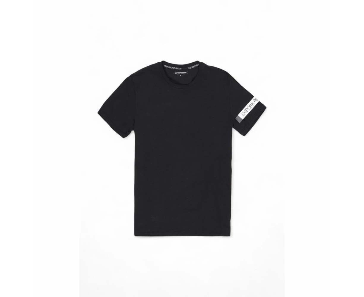 Emporio Armani Underwear Black Cotton T Shirt