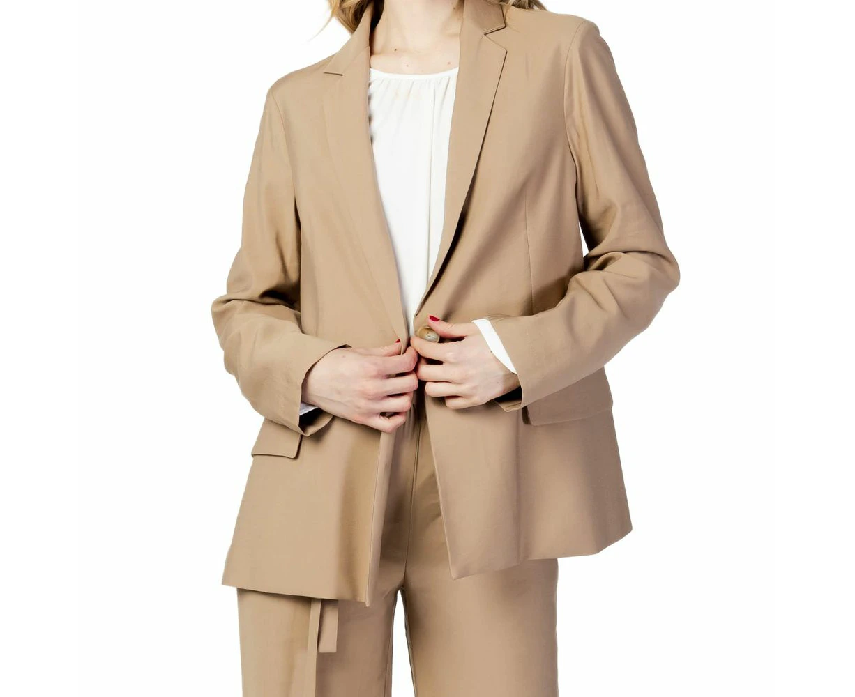 Sandro Ferrone Beige Cotton Suits & Blazer