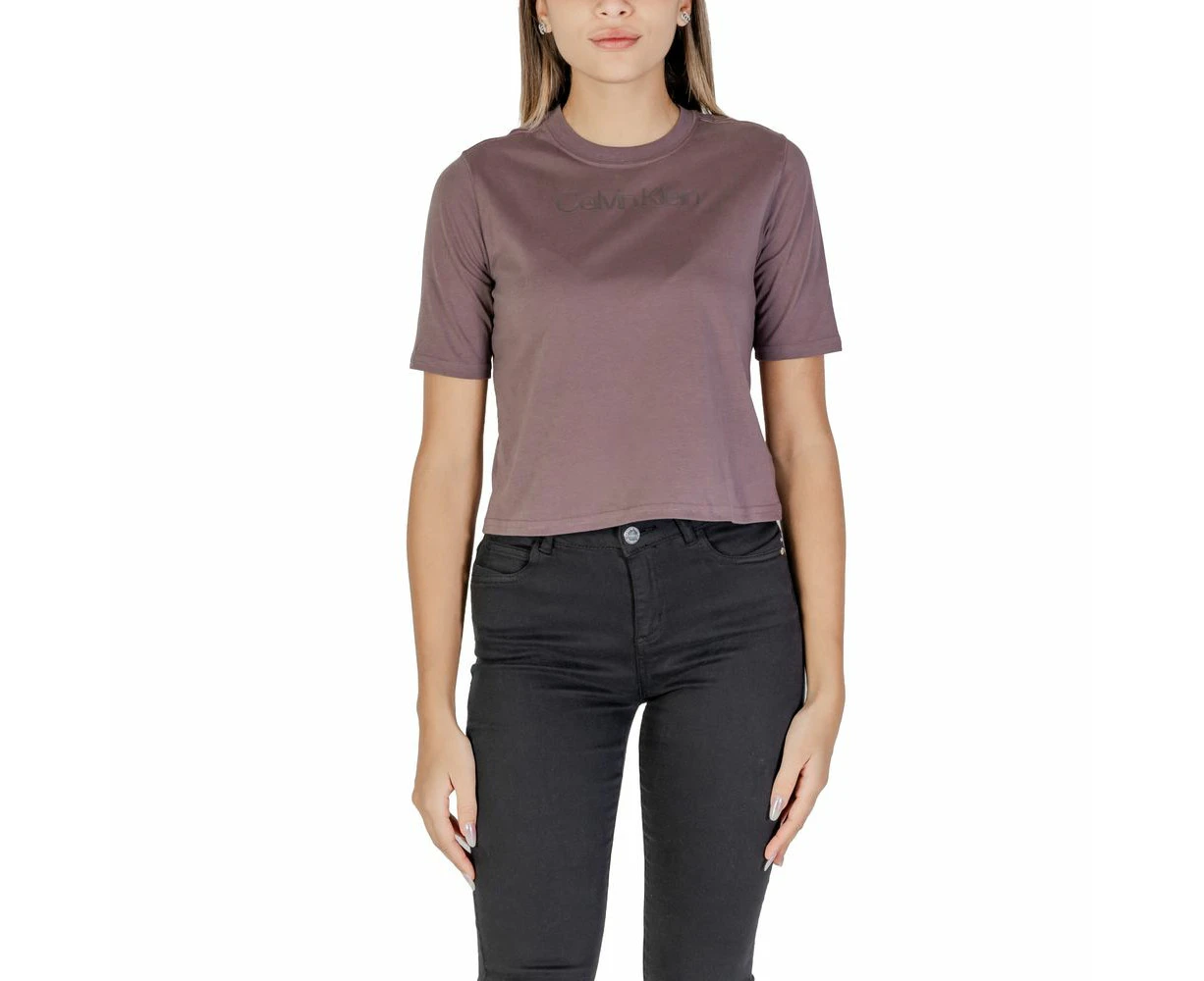 Calvin Klein Sport Purple Cotton Tops & T Shirt