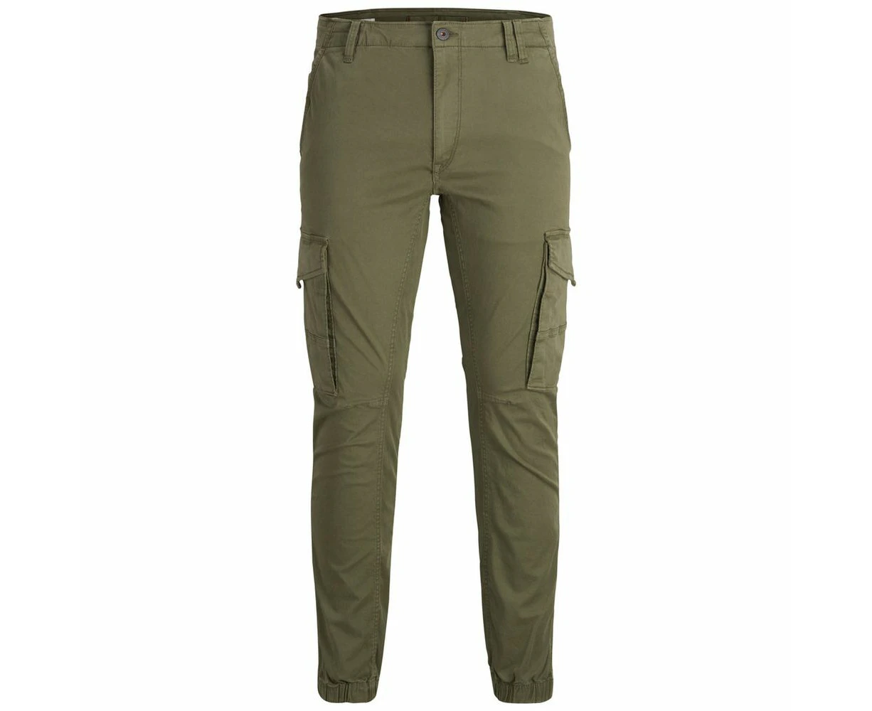 Jack Jones Green Cotton Jeans & Pant