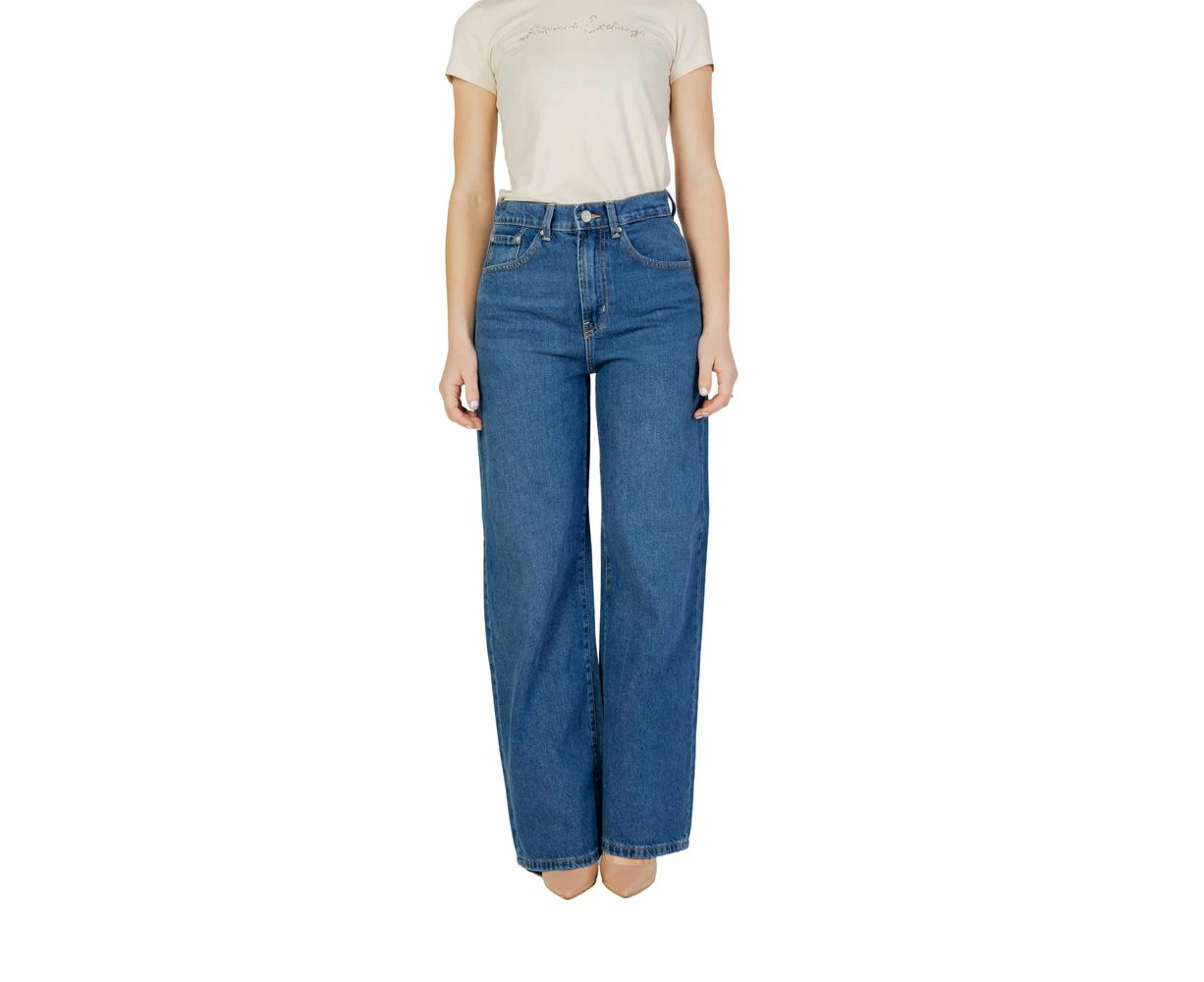 Only Blue Cotton Jeans & Pant