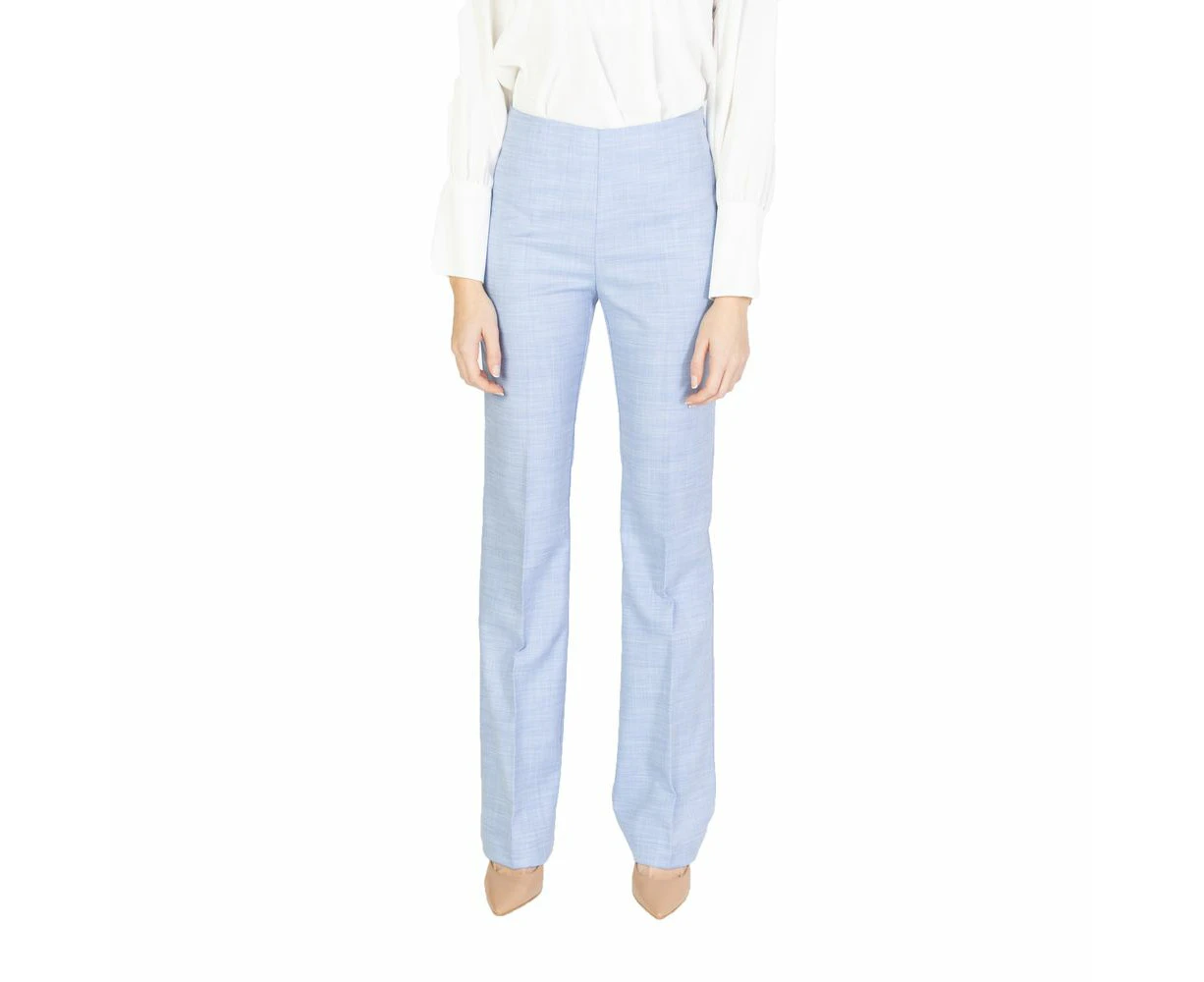 Sandro Ferrone Blue Viscose Jeans & Pant