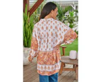 JAASE Auburn Print Novella Blouse