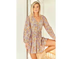 JAASE Amity Print Day Mini Dress