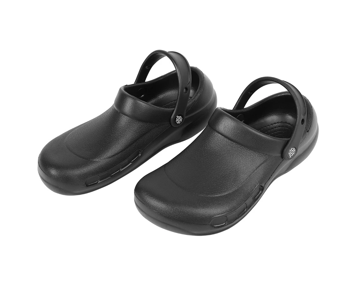 Male Chef Sandals Shoes For Kitchen Workers Super Anti-Skid Shoes Black Cook Shoes