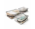 3 Piece Clear Soft Packing Cube Set - Anko