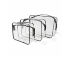 3 Piece Clear Soft Packing Cube Set - Anko