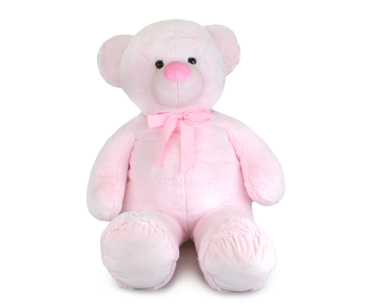 My Buddy Bear 120cm Nursery Soft Plush Stuffed Toy Kids/Children Toddler 3+ Pink