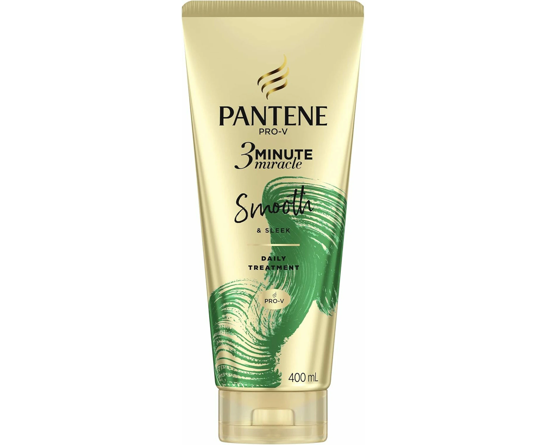 Pantene 3 Minute Miracle Smooth and Sleek - Deep Conditionining Treatment For Frizzy Hair, 400ml