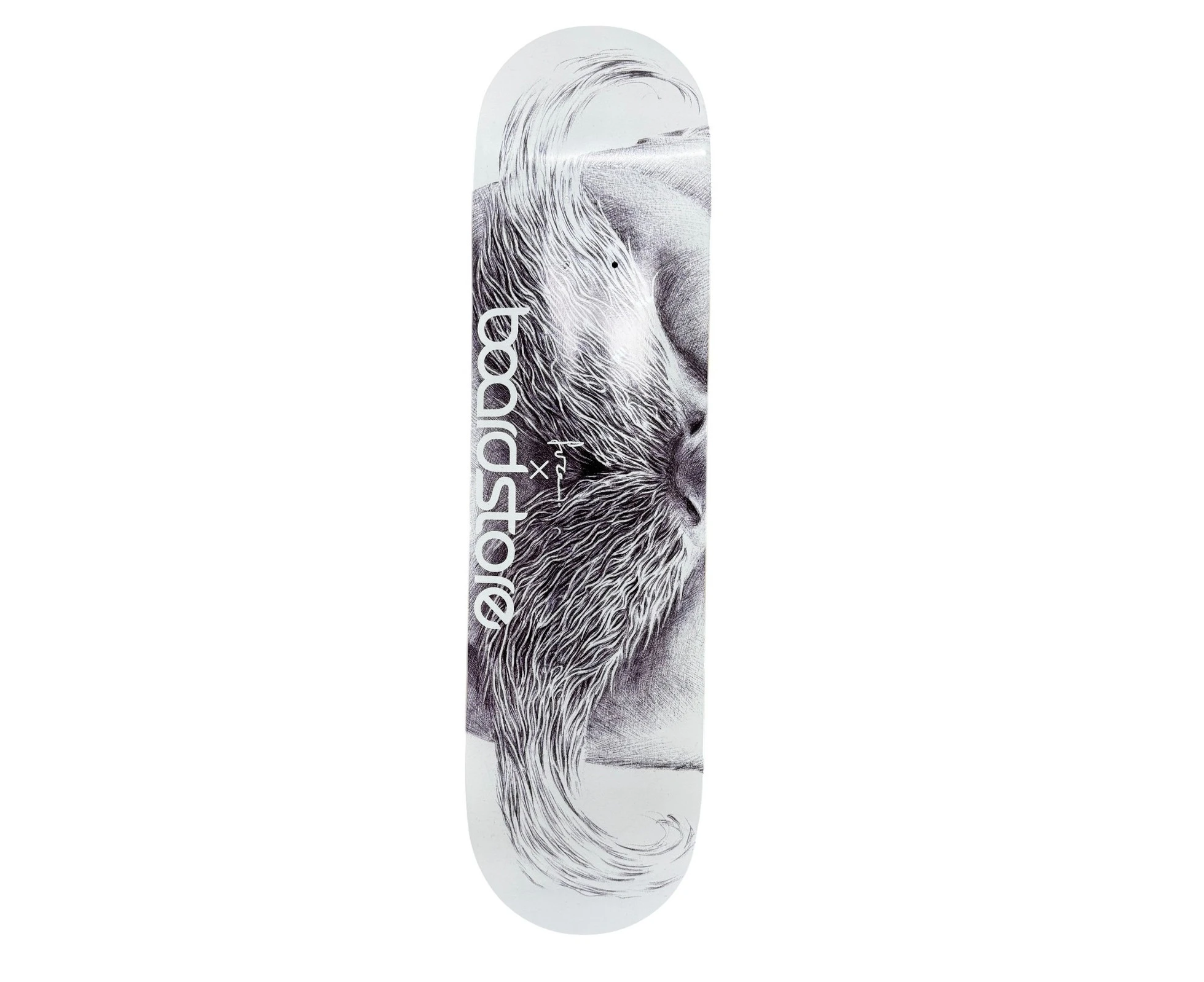 Boardstore Deck Moustache Movember 8.5 Inch Width