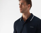 Calvin Klein Men's Tipped Liquid Touch Polo Shirt - Dark Sapphire