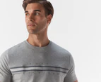 Tommy Hilfiger Men's Tonal Tino Tee / T-Shirt / Tshirt - Grey Heather