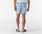 Tommy Hilfiger Men's Global Stripe Med Drawstring Board Shorts - Vessel Blue