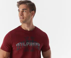 Tommy Hilfiger Men's Frederick Tee / T-Shirt / Tshirt - Rouge