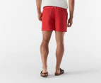 Tommy Hilfiger Men's Logo Med Drawstring Board Shorts - Primary Red