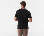 Calvin Klein Men's Solid Liquid Touch Crewneck Tee / T-Shirt / Tshirt - Black Beauty