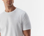 Calvin Klein Men's Solid Liquid Touch Crewneck Tee / T-Shirt / Tshirt - Brilliant White