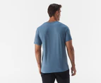 Calvin Klein Men's Solid Liquid Touch Crewneck Tee / T-Shirt / Tshirt - Coronet Blue