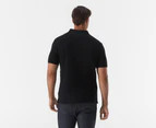 Calvin Klein Men's Solid Liquid Touch Polo Shirt - Black Beauty