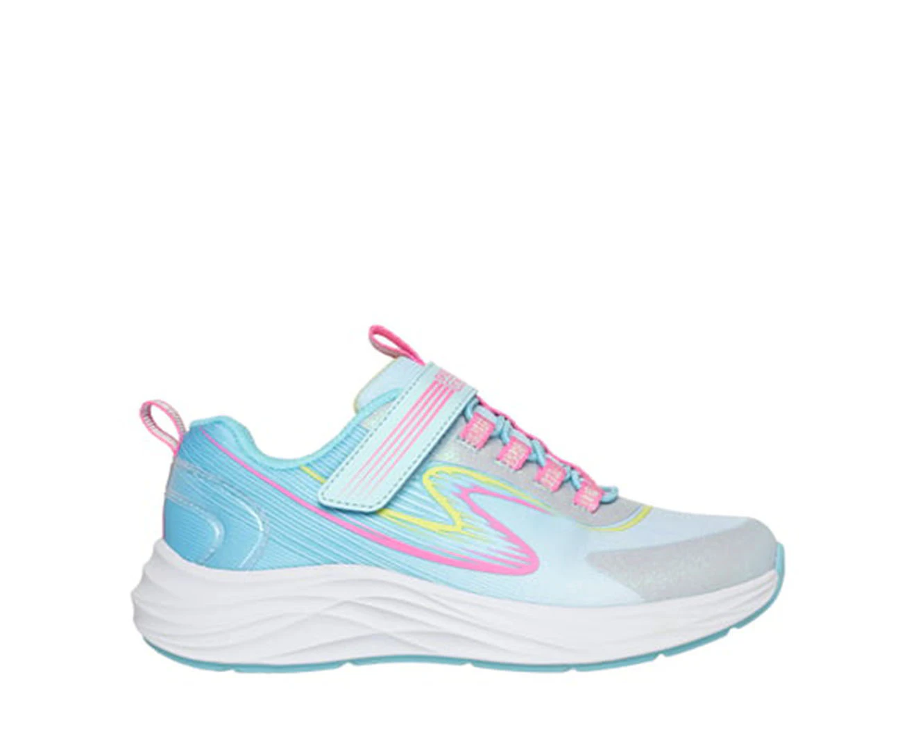 Skechers Girls' GOrun Accelerate Running Shoes - Light Blue/Multi